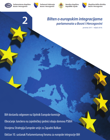 Објављен други број Билтена о европским интеграцијама парламената у Босни и Херцеговини
